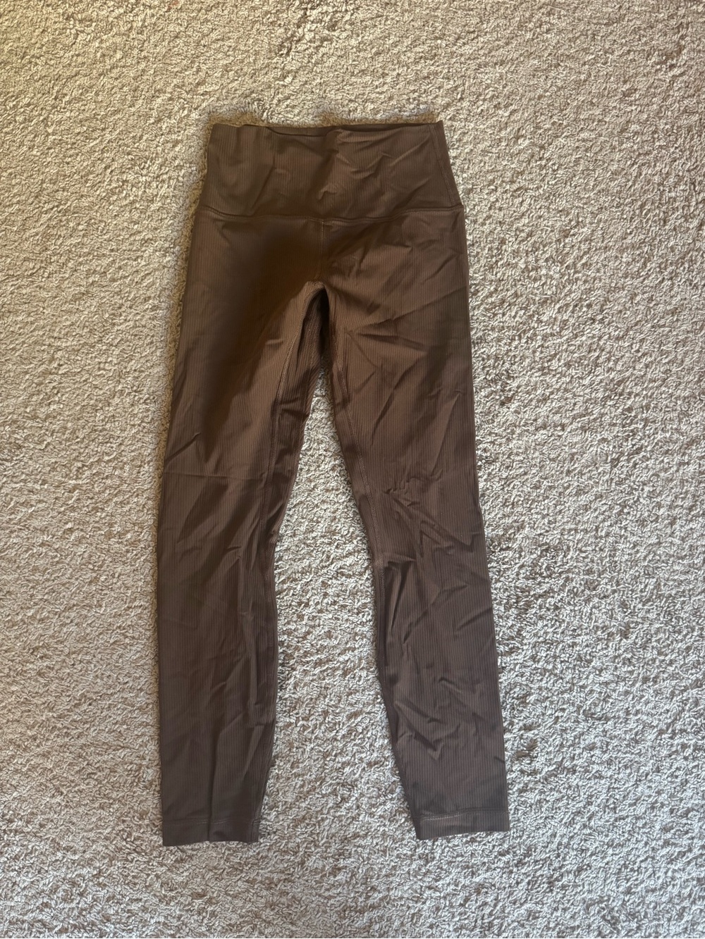 Lululemon Size 6 High Rise Ribbed Align Pants
